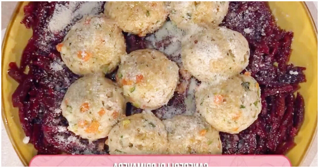 Canederli di primavera: la deliziosa ricetta di Barbara De Nigris vista il 13 maggio 2026 a E’ sempre mezzogiorno
