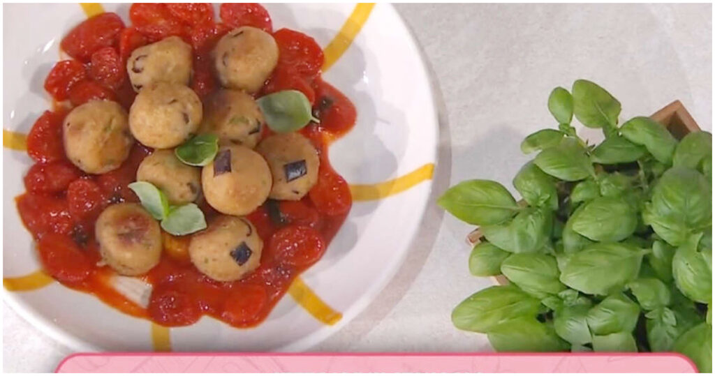 Caponata in polpetta di Roberta Lamberti: la ricetta sfiziosa vista il 15 maggio 2026 a È sempre mezzogiorno!