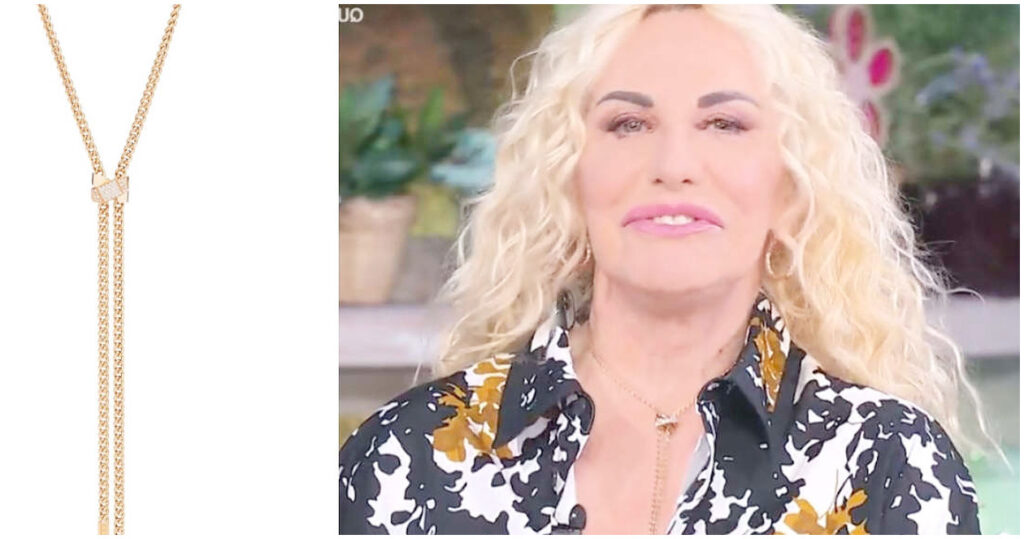 Collana Brave di Antonella Clerici: scopri la scultura di oro e diamanti indossata il 21 maggio 2026 a È sempre mezzogiorno!