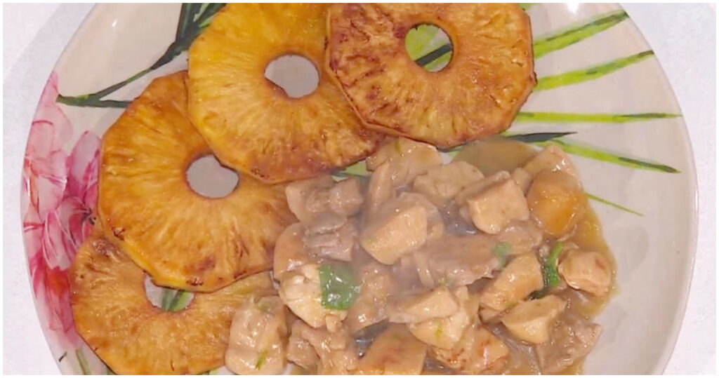 Pollo al mojito con ananas: la ricetta estiva di Daniele Persegani del 20 maggio 2026 a “E’ sempre mezzogiorno”