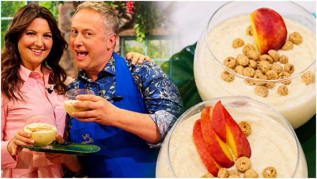 Sgroppino al limone e mangiaebevi alle pesche di Daniele Persegani: i dessert estivi da preparare in 10 minuti a È sempre mezzogiorno – 1 gennaio 2024